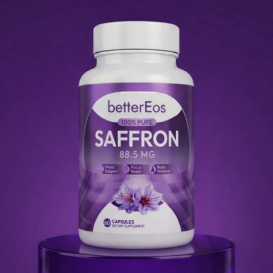 BetterEos Pure Saffron Extract 88.5mg – Botanical Supplement
